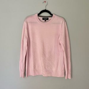 Banana Republic pink merino wool sweater Large